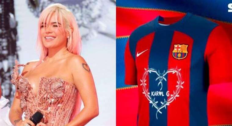 La colombiana Karol G estará en el logo del FC Barcelona