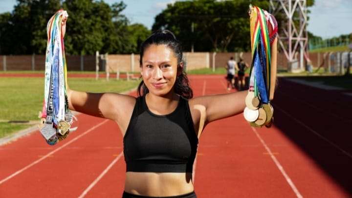 América Helming: Forjando un camino de pasión y determinación en el atletismo boliviano