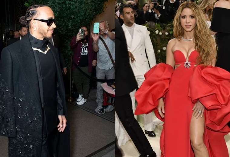 ¿Shakira y Lewis Hamilton llegaron juntos a la MET Gala 2024?