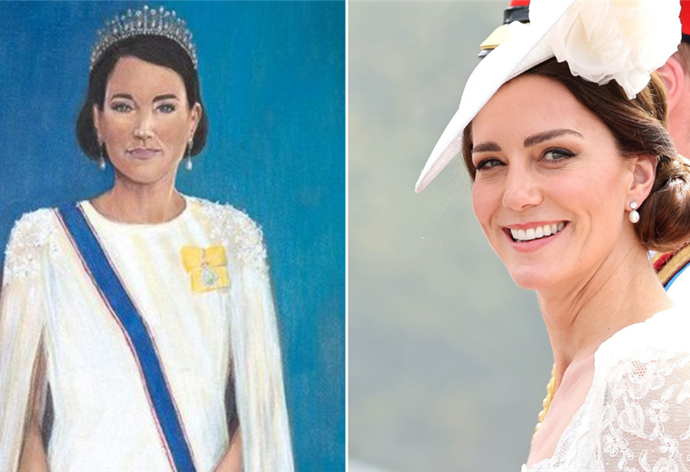 Un nuevo retrato de Kate Middleton causa polémica en redes sociales