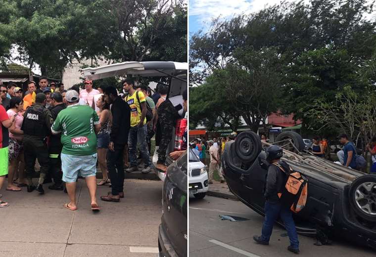 Dejan en libertad a policía ebrio que ocasionó un accidente con vehículos estacionados