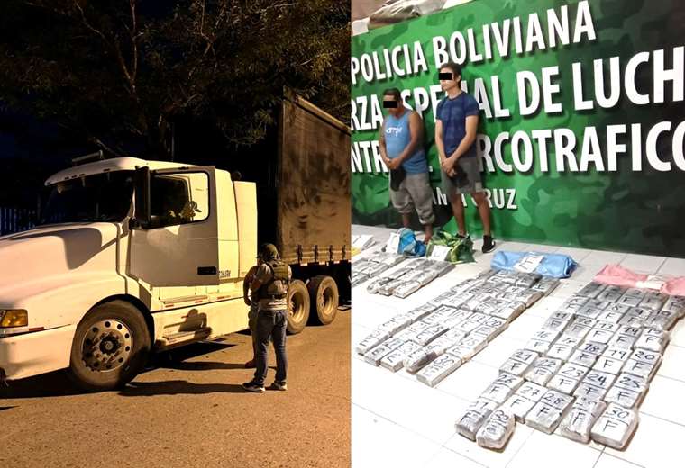 En Puerto Pailas retienen un camión que transportaba más de 151 kilos de cocaína