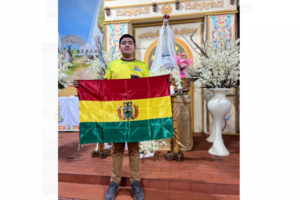 Enrique García, un joven pailoneño, representará a Bolivia en encuentro Pastoral en Paraguay