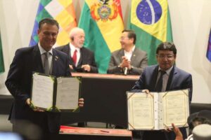 Bolivia y Brasil firman seis acuerdos en energía, minería, fertilizantes e industrialización