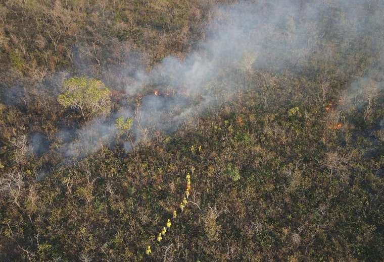 Gobernación envía tres cisternas y brigadas para combatir nueve incendios forestales