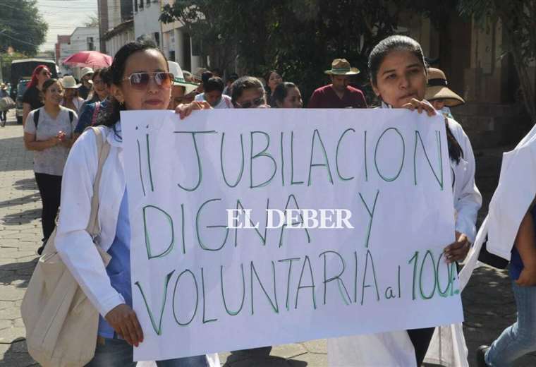 Médicos cruceños confirman un paro de 120 horas en rechazo a la jubilación forzosa