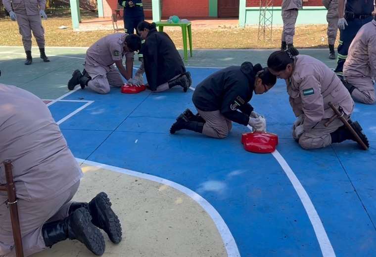 Guardias municipales reciben capacitación en primeros auxilios y emergencias