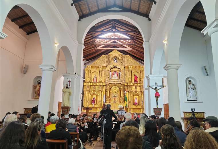 Festival TakuApu: La Orquesta de Cámara se presenta en la iglesia de Samaipata