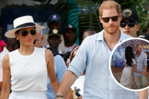 El príncipe Harry y Meghan Markle bailaron salsa en su visita a Colombia