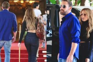 ¿Se reconciliaron? Captan juntos a JLo y Ben Affleck y aseguran que se besaron