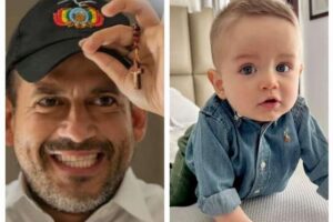 Luis Fernando Camacho felicita a su hijo y le promete un legado de fortaleza en su primer cumpleaños