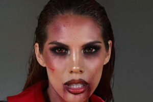 Realice un maquillaje aterrador para este Halloween con pocos productos y mucha creatividad