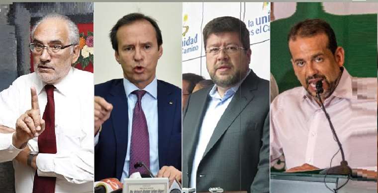 Mesa, Tuto y Doria Medina se reunieron con Camacho, por separado, para hablar de elecciones