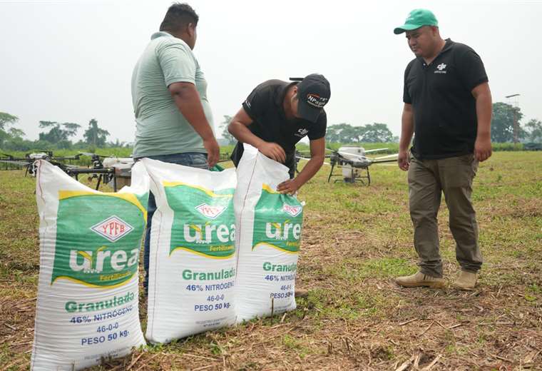 Cuatro empresas ligadas al agro compran cerca de 5.000 toneladas de urea al año a YPFB