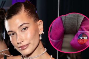 Hailey Bieber muestra la primera foto de su bebé