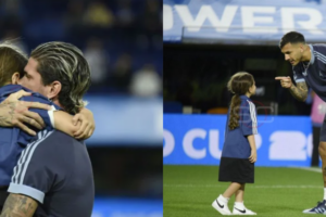 Hija de Rodrigo De Paul conquista corazones en la previa del partido Argentina vs. Perú