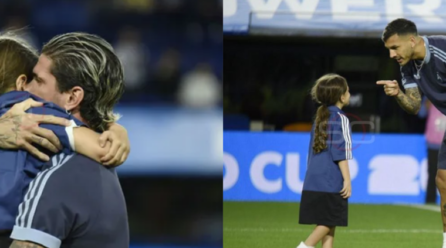 Hija de Rodrigo De Paul conquista corazones en la previa del partido Argentina vs. Perú