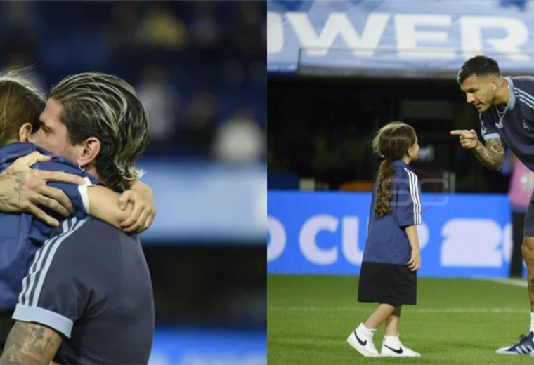 Hija de Rodrigo De Paul conquista corazones en la previa del partido Argentina vs. Perú