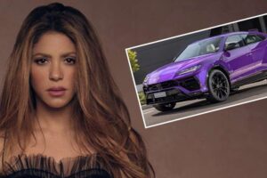 Shakira prometió regalar su Lamborghini morado a uno de sus fans