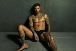 David Beckham posa en ropa interior para lujosa marca