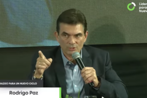 Terminar con el Estado tranca, el principal objetivo de Rodrigo Paz, si es elegido para dirigir el país